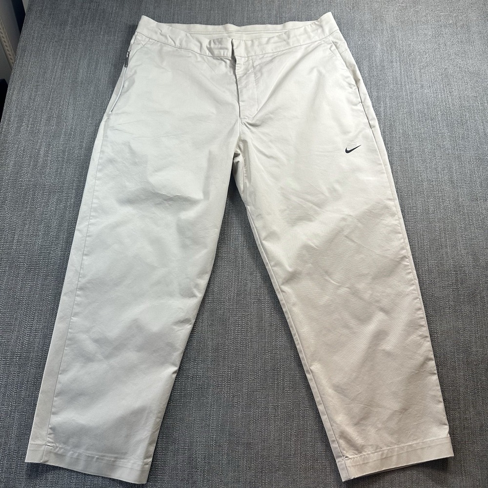 Nike‎ Sportswear Unlined Utility Pants Men's Size 36 Beige Cargo Pocket Outdoor